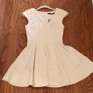 Cream cocktail dress